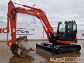 2012 Kubota KX080-3 6 Ton+ Excavators For Auction: Leeds – 22nd, 23rd, 24th & 25th January 25 @ 8:00am