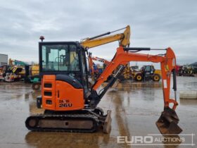 2017 Hitachi ZX26U-5A CR Mini Excavators For Auction: Leeds – 22nd, 23rd, 24th & 25th January 25 @ 8:00am full