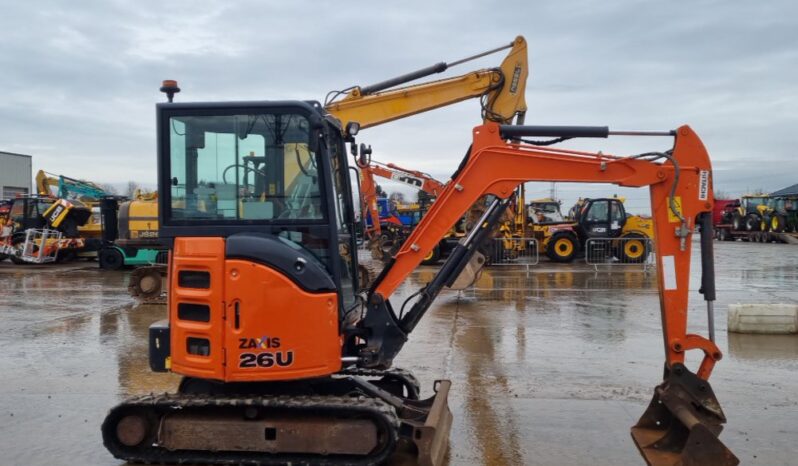 2017 Hitachi ZX26U-5A CR Mini Excavators For Auction: Leeds – 22nd, 23rd, 24th & 25th January 25 @ 8:00am full