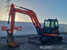 2018 Kubota KX080-4A 6 Ton+ Excavators For Auction: Leeds – 22nd, 23rd, 24th & 25th January 25 @ 8:00am