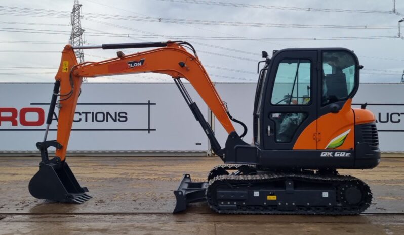 2024 Develon DX60E-10N 6 Ton+ Excavators For Auction: Leeds – 22nd, 23rd, 24th & 25th January 25 @ 8:00am full