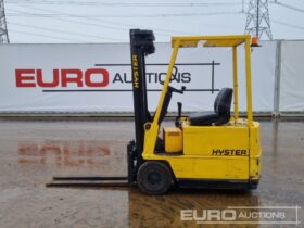 Hyster A1.25XL Forklifts For Auction: Leeds – 22nd, 23rd, 24th & 25th January 25 @ 8:00am full