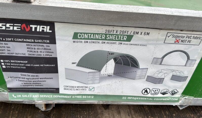 Unused Essential  26′ x 20′ PVC Dome Shelter Modular Buildings For Auction: Leeds – 22nd, 23rd, 24th & 25th January 25 @ 8:00am