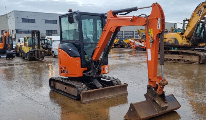 2017 Hitachi ZX26U-5A CR Mini Excavators For Auction: Leeds – 22nd, 23rd, 24th & 25th January 25 @ 8:00am full