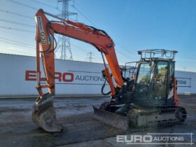 2018 Hitachi ZX85USB-5A 6 Ton+ Excavators For Auction: Leeds – 22nd, 23rd, 24th & 25th January 25 @ 8:00am