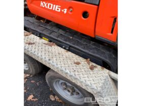 2021 Kubota KX016-4 Mini Excavators For Auction: Leeds – 22nd, 23rd, 24th & 25th January 25 @ 8:00am full