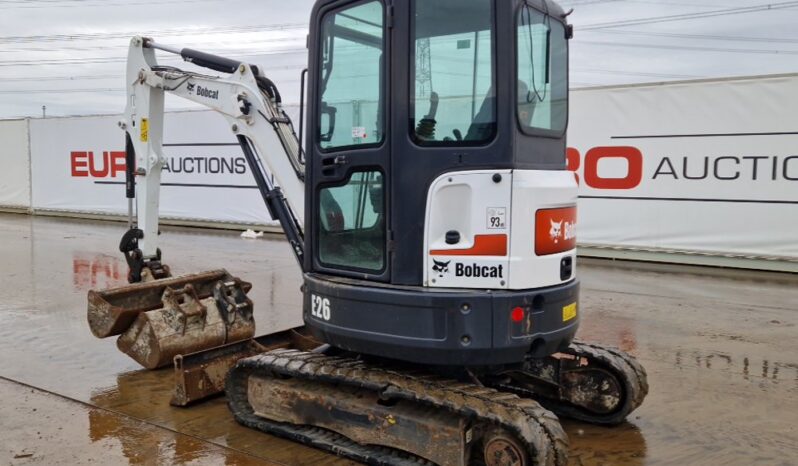 2017 Bobcat E26 EM Mini Excavators For Auction: Leeds – 22nd, 23rd, 24th & 25th January 25 @ 8:00am full