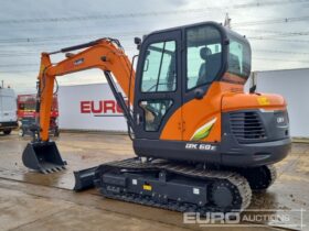 2024 Develon DX60E-10N 6 Ton+ Excavators For Auction: Leeds – 22nd, 23rd, 24th & 25th January 25 @ 8:00am full