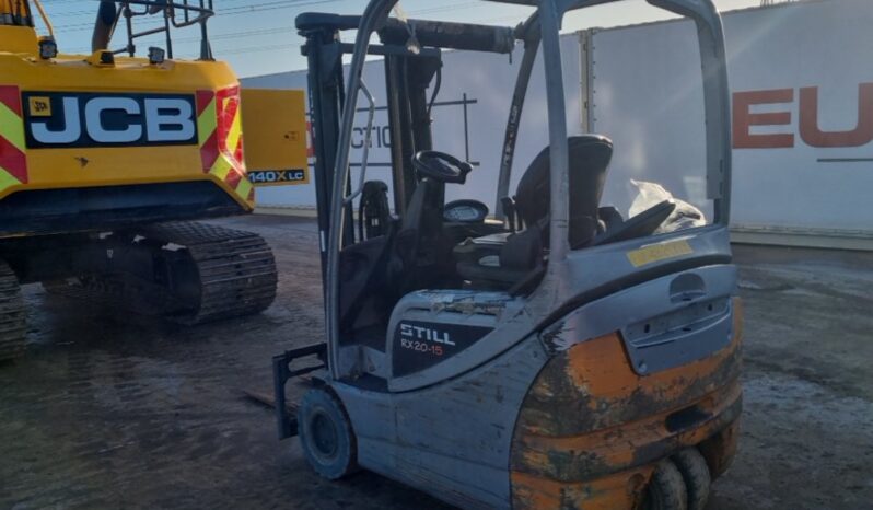 2015 Still RX20-15 Forklifts For Auction: Leeds – 22nd, 23rd, 24th & 25th January 25 @ 8:00am full