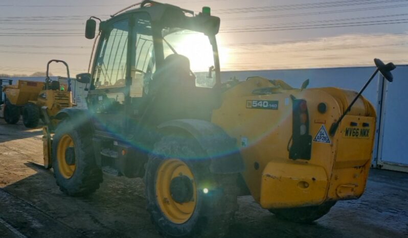 2016 JCB 540-140 Hi Viz Telehandlers For Auction: Leeds – 22nd, 23rd, 24th & 25th January 25 @ 8:00am full