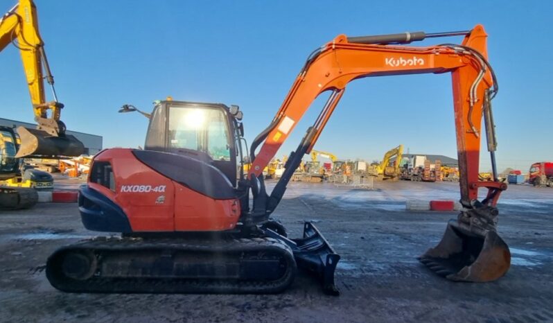 2018 Kubota KX080-4A 6 Ton+ Excavators For Auction: Leeds – 22nd, 23rd, 24th & 25th January 25 @ 8:00am full