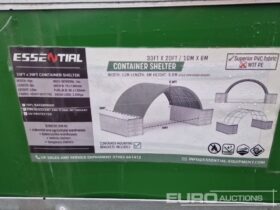 Unused Essential  33′ x 20′ x 11.8′ Container PVC Shelter Modular Buildings For Auction: Leeds – 22nd, 23rd, 24th & 25th January 25 @ 8:00am