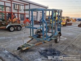 2010 Pipe To Site Trailers Single Axle Pipe Reel Trailer Plant Trailers For Auction: Leeds – 22nd, 23rd, 24th & 25th January 25 @ 8:00am