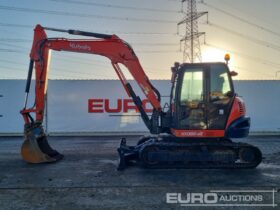 2018 Kubota KX080-4A 6 Ton+ Excavators For Auction: Leeds – 22nd, 23rd, 24th & 25th January 25 @ 8:00am full