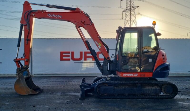 2018 Kubota KX080-4A 6 Ton+ Excavators For Auction: Leeds – 22nd, 23rd, 24th & 25th January 25 @ 8:00am full