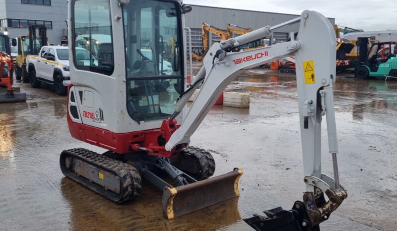 2020 Takeuchi TB216 Mini Excavators For Auction: Leeds – 22nd, 23rd, 24th & 25th January 25 @ 8:00am full