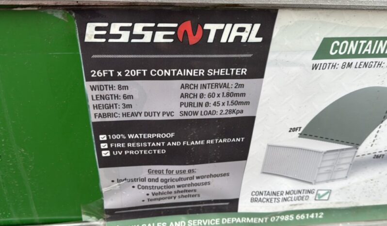 Unused Essential  26′ x 20′ PVC Dome Shelter Modular Buildings For Auction: Leeds – 22nd, 23rd, 24th & 25th January 25 @ 8:00am full