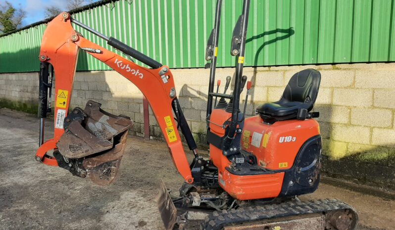 1T Excavator Kubota U10-3 2021 full