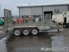 Ifor Williams 3.5 Ton Tri Axle Trailer, Ramp Plant Trailers For Auction: Leeds – 22nd, 23rd, 24th & 25th January 25 @ 8:00am