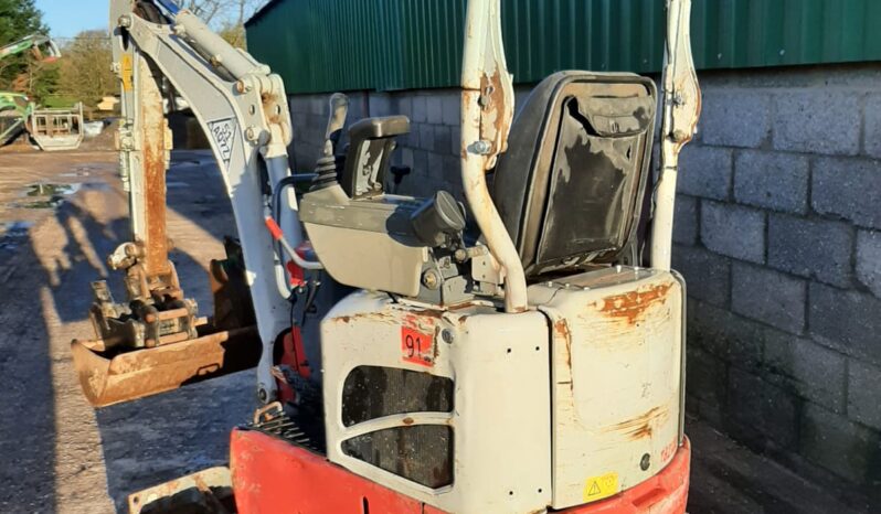 1T Excavator Takeuchi TB210 2017 full