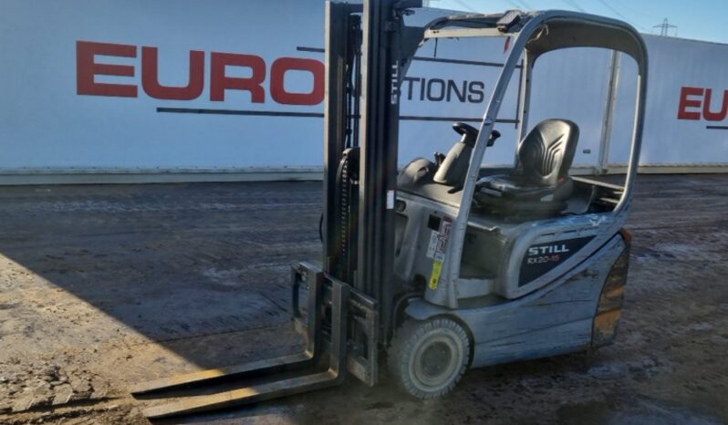 2015 Still RX20-15 Forklifts For Auction: Leeds – 22nd, 23rd, 24th & 25th January 25 @ 8:00am