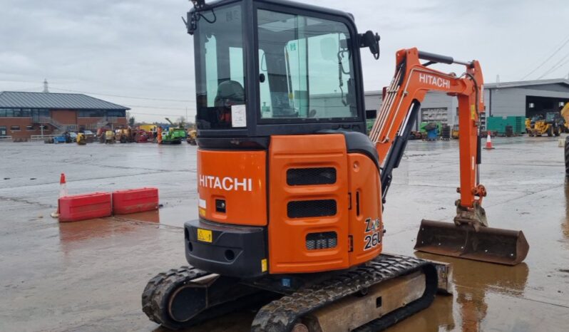 2017 Hitachi ZX26U-5A CR Mini Excavators For Auction: Leeds – 22nd, 23rd, 24th & 25th January 25 @ 8:00am full