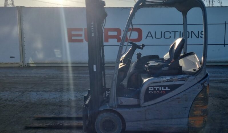 2015 Still RX20-15 Forklifts For Auction: Leeds – 22nd, 23rd, 24th & 25th January 25 @ 8:00am full