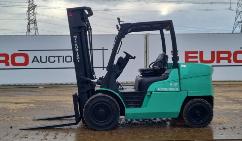 2011 Mitsubishi FD50CN Forklifts For Auction: Leeds – 22nd, 23rd, 24th & 25th January 25 @ 8:00am full