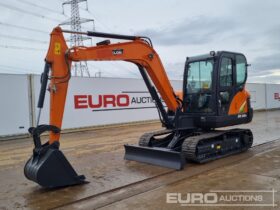 2024 Develon DX60E-10N 6 Ton+ Excavators For Auction: Leeds – 22nd, 23rd, 24th & 25th January 25 @ 8:00am