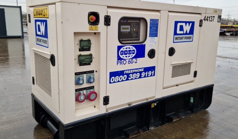 2018 FG Wilson PRO060-2 Generators For Auction: Leeds – 22nd, 23rd, 24th & 25th January 25 @ 8:00am