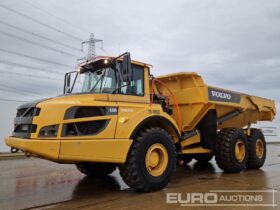 2018 Volvo A30G Articulated Dumptrucks For Auction: Leeds – 22nd, 23rd, 24th & 25th January 25 @ 8:00am