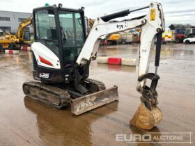 2021 Bobcat E26 Mini Excavators For Auction: Leeds – 22nd, 23rd, 24th & 25th January 25 @ 8:00am full