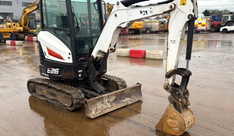 2021 Bobcat E26 Mini Excavators For Auction: Leeds – 22nd, 23rd, 24th & 25th January 25 @ 8:00am full