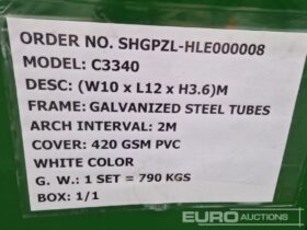 Unused Essential  33′ x 40′ x 11.8′ Container PVC Shelter Modular Buildings For Auction: Leeds – 22nd, 23rd, 24th & 25th January 25 @ 8:00am full