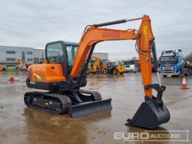 Unused 2024 Develon DX60E-10N 6 Ton+ Excavators For Auction: Leeds – 22nd, 23rd, 24th & 25th January 25 @ 8:00am full