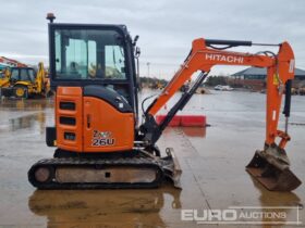 2017 Hitachi ZX26U-5A CR Mini Excavators For Auction: Leeds – 22nd, 23rd, 24th & 25th January 25 @ 8:00am full