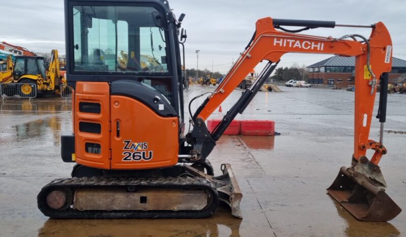 2017 Hitachi ZX26U-5A CR Mini Excavators For Auction: Leeds – 22nd, 23rd, 24th & 25th January 25 @ 8:00am full