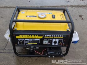 Firman SPG3800E1 Generators For Auction: Dromore – 21st & 22nd February 2025 @ 9:00am For Auction on 2025-02-22 full