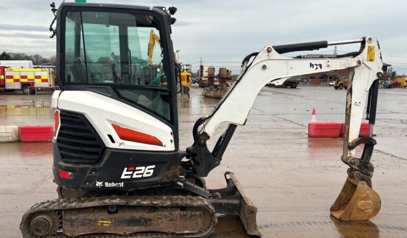 2021 Bobcat E26 Mini Excavators For Auction: Leeds – 22nd, 23rd, 24th & 25th January 25 @ 8:00am full