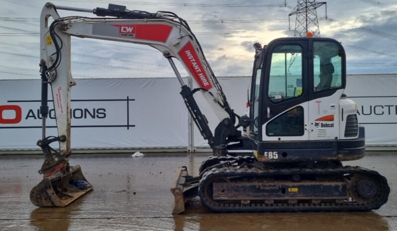 2020 Bobcat E85 6 Ton+ Excavators For Auction: Leeds – 22nd, 23rd, 24th & 25th January 25 @ 8:00am full