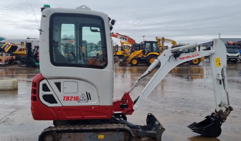 2020 Takeuchi TB216 Mini Excavators For Auction: Leeds – 22nd, 23rd, 24th & 25th January 25 @ 8:00am full