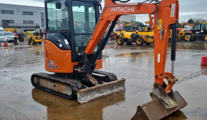 2017 Hitachi ZX26U-5A CR Mini Excavators For Auction: Leeds – 22nd, 23rd, 24th & 25th January 25 @ 8:00am full