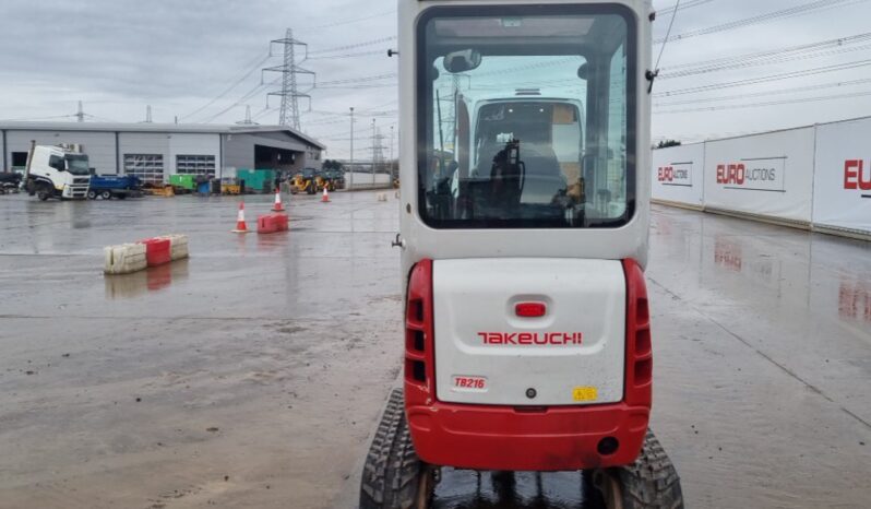 2020 Takeuchi TB216 Mini Excavators For Auction: Leeds – 22nd, 23rd, 24th & 25th January 25 @ 8:00am full