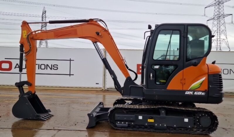 2024 Develon DX60E-10N 6 Ton+ Excavators For Auction: Leeds – 22nd, 23rd, 24th & 25th January 25 @ 8:00am full