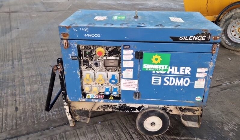 SDMO Generator, Kohler Engine Generators For Auction: Leeds – 22nd, 23rd, 24th & 25th January 25 @ 8:00am full