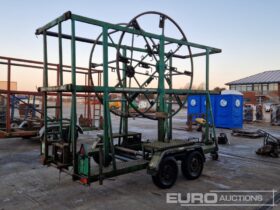 Steve Vick Twin Axle Pipe Reel Trailer Plant Trailers For Auction: Leeds – 22nd, 23rd, 24th & 25th January 25 @ 8:00am full