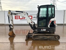 2021 Bobcat E26 Mini Excavators For Auction: Leeds – 22nd, 23rd, 24th & 25th January 25 @ 8:00am full