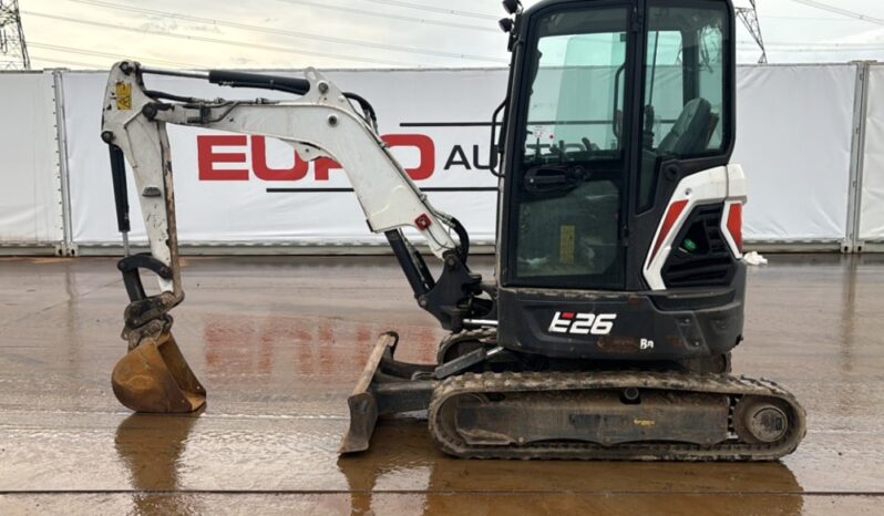 2021 Bobcat E26 Mini Excavators For Auction: Leeds – 22nd, 23rd, 24th & 25th January 25 @ 8:00am full