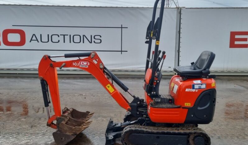 2018 Kubota K008-3 Micro Excavators For Auction: Leeds – 22nd, 23rd, 24th & 25th January 25 @ 8:00am full