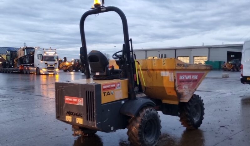 2018 Mecalac TA3 Site Dumpers For Auction: Leeds – 22nd, 23rd, 24th & 25th January 25 @ 8:00am full